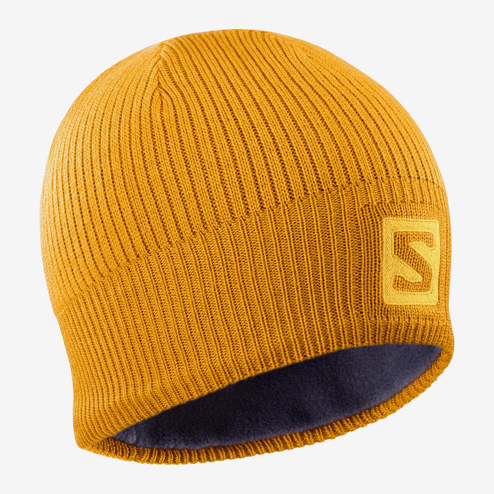 Salomon Israel LOGO - Mens Hats - Yellow (WNRX-97310)